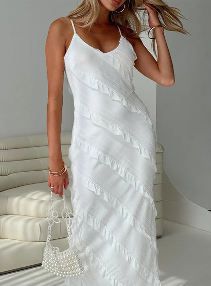 Lars Maxi Dress White