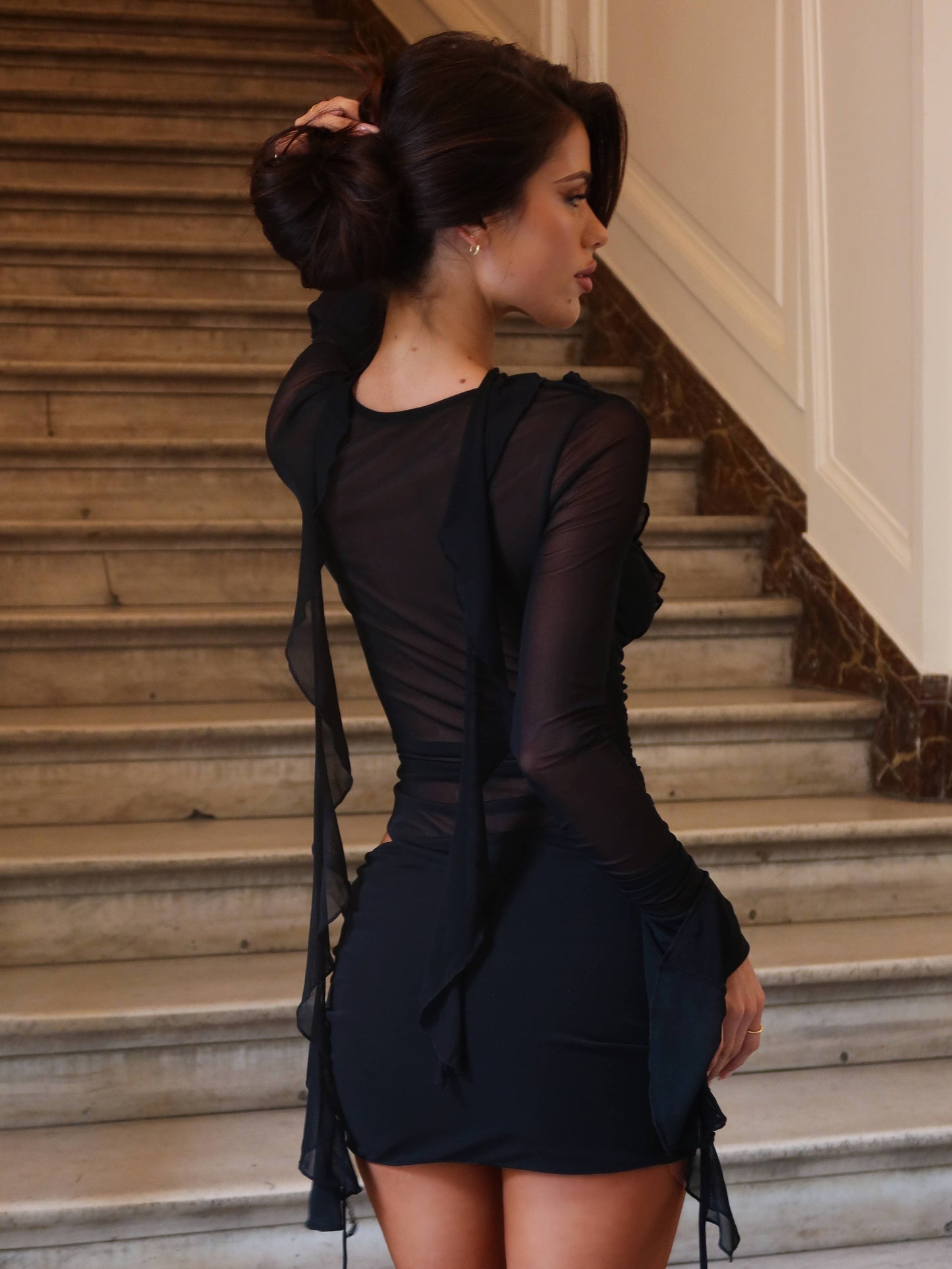 Avaline-Mini-Dress-Black