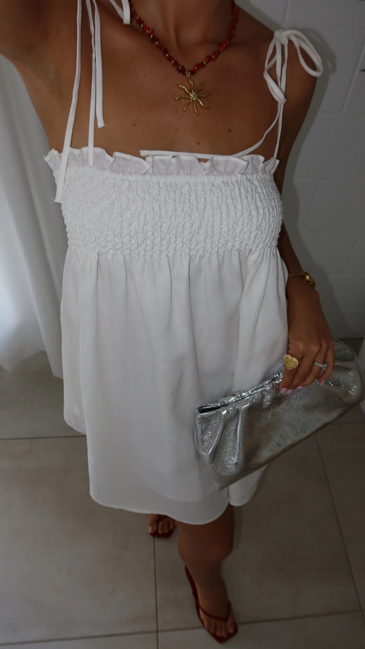 Wyomie Mini Dress - White