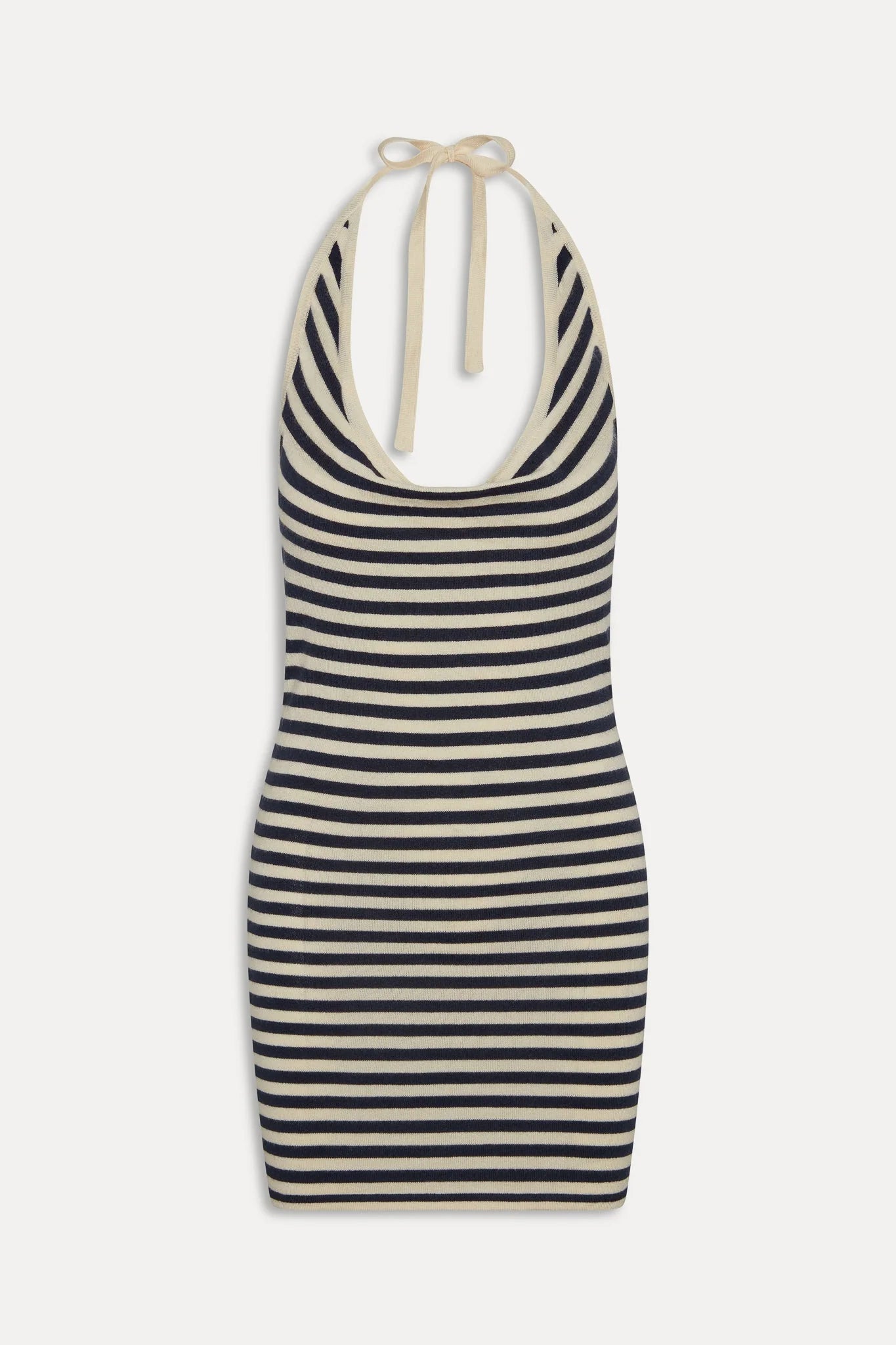 Moon Cloud Knit Mini Dress - Barefoot Stripe