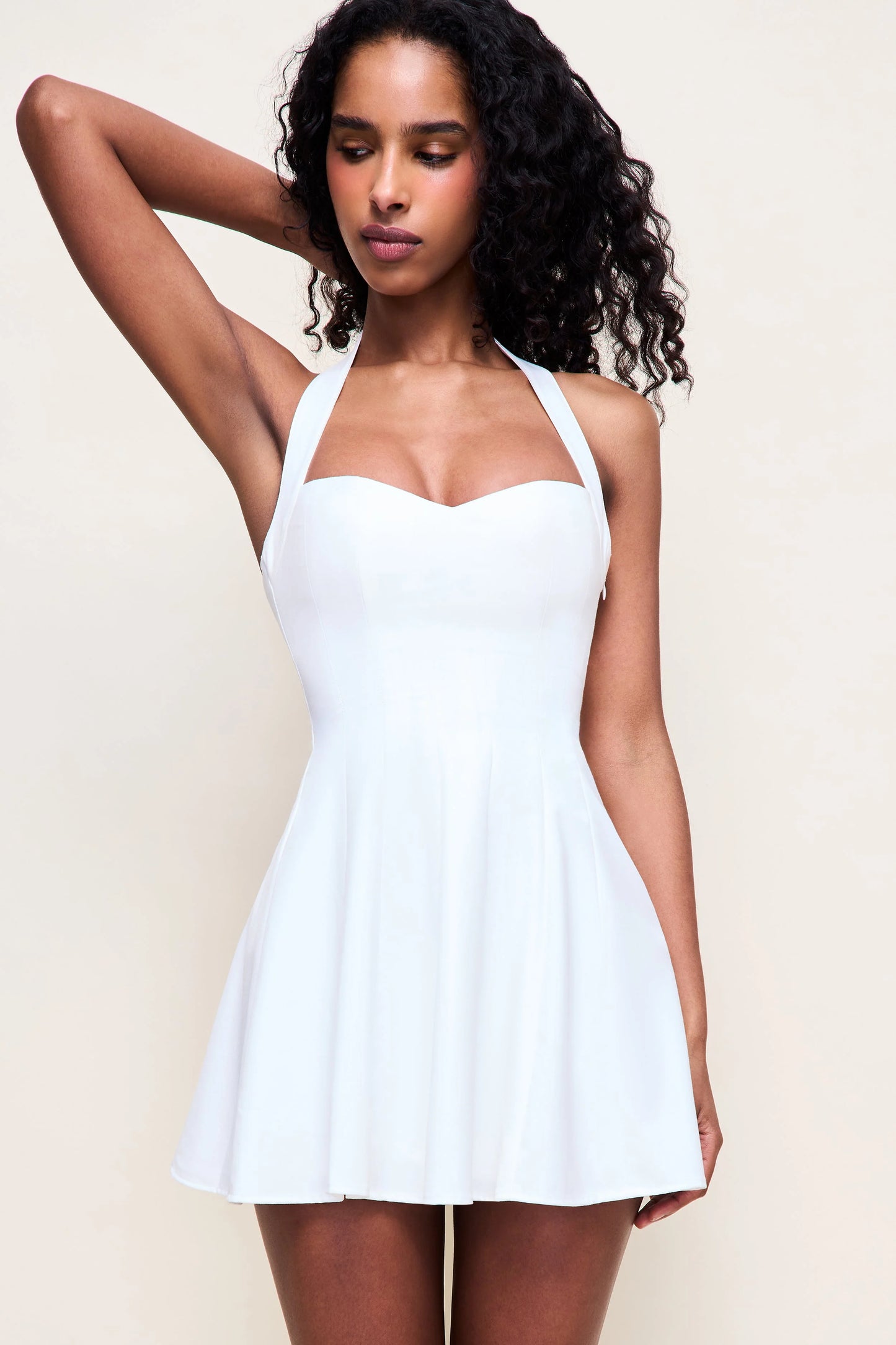 Juliette Twill Halter Dress